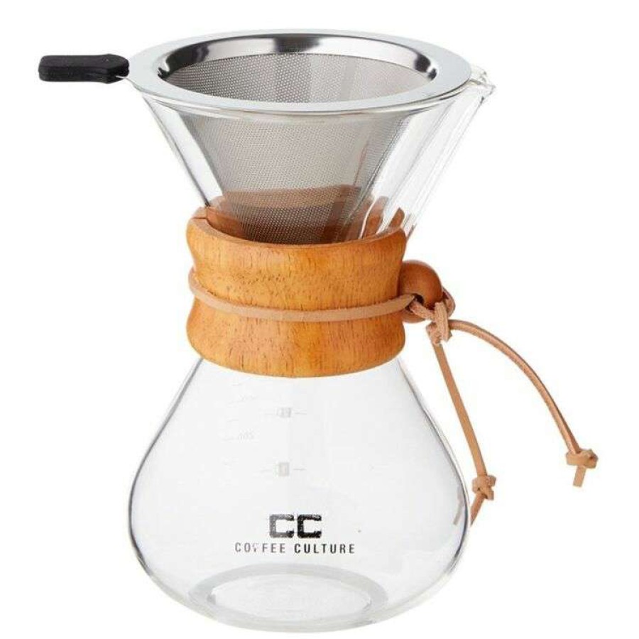 Kitchen & Dining * | Coffee Culture Coffee Pour Over 400Ml Bamboo