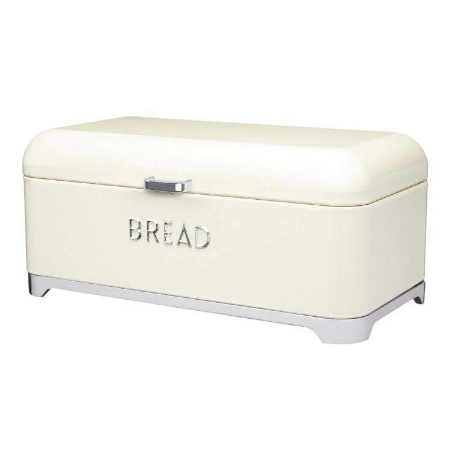 Kitchen & Dining * | Kitchen Craft Kitchencraft Lovello Bread Bin 42X22X19Cm Cream