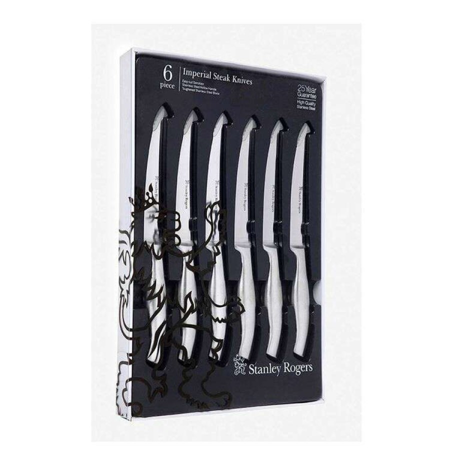 Kitchen & Dining * | Stanley Rogers Imperial 6-Piece Stainless Steel Steak Knife Set