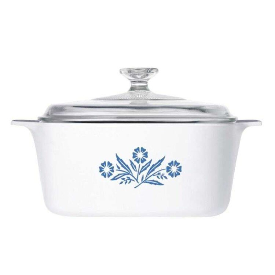 Kitchen & Dining * | Corningware Pyroceram Blue 5L Casserole