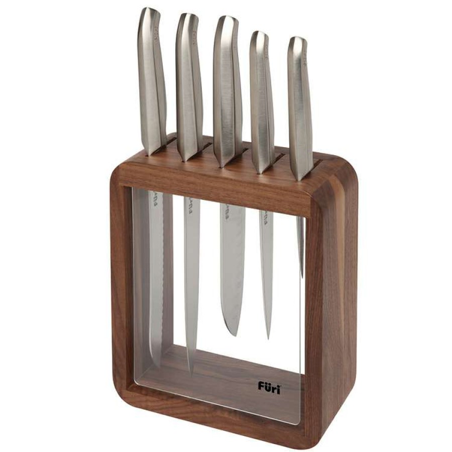 Kitchen & Dining * | Furi Pro Vault 6 Piece Knife Block Set