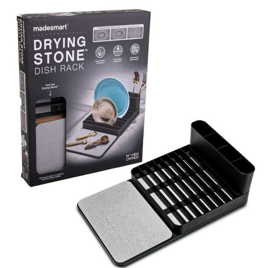 Kitchen & Dining * | Madesmart Dry Stone Rack 37.4X22.2X9.7Cm