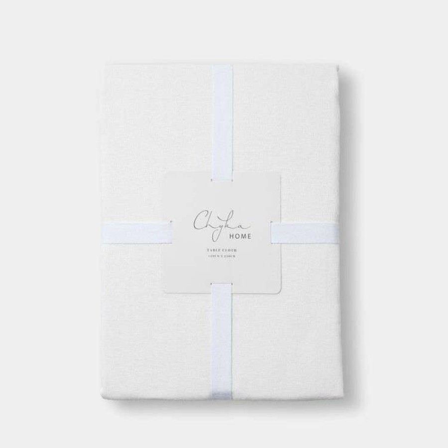 Kitchen & Dining * | Chyka Home Tablecloth White 150X250Cm