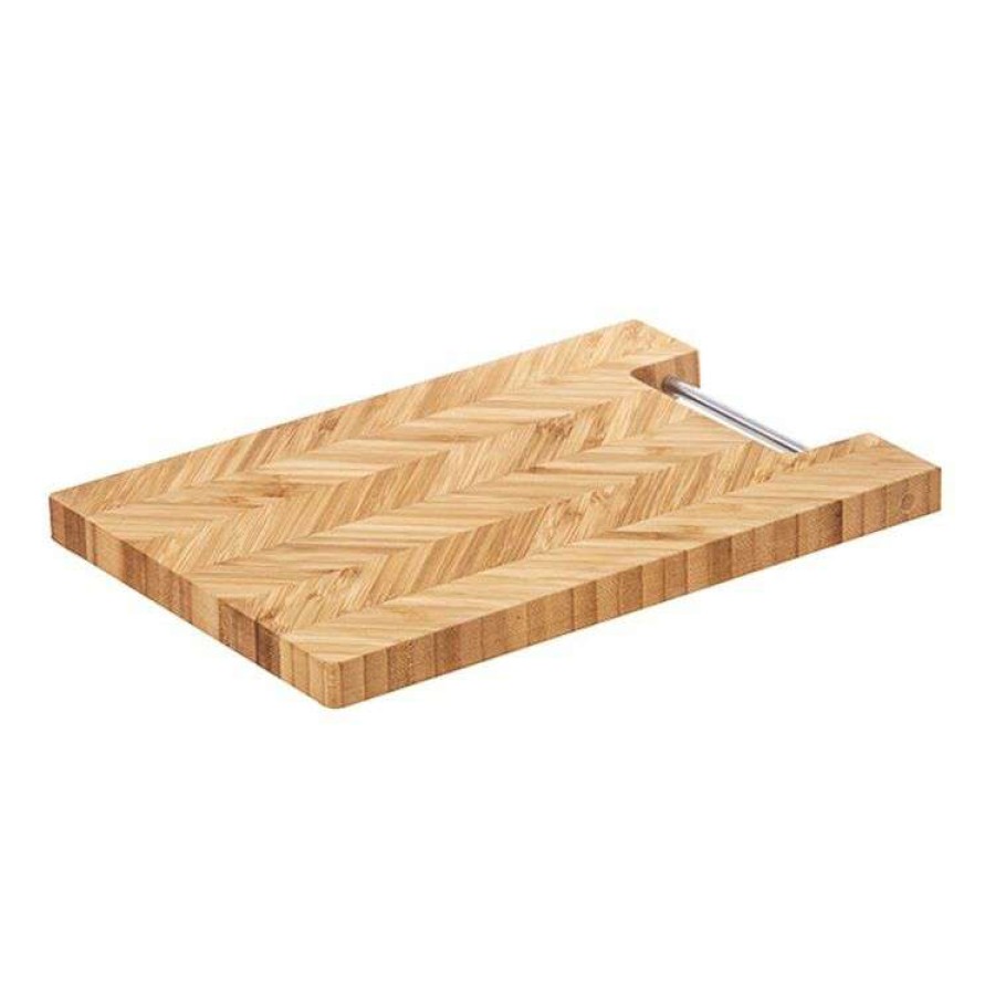 Kitchen & Dining * | Heirloom Goods Bamboo Rectangular Board 29X20Cm