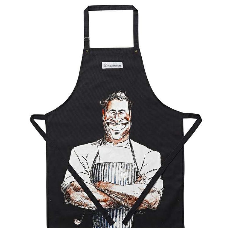 Kitchen & Dining * | S&N By Miguel Maestre Chef Apron Printed Face 85X65Cm