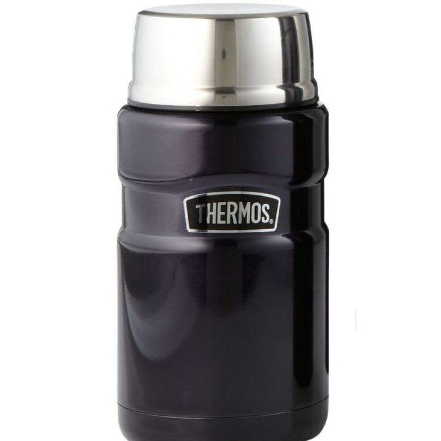 Kitchen & Dining * | Thermos Stainless King Vacuum Insulated Food Jar 710Ml Midnight Blue