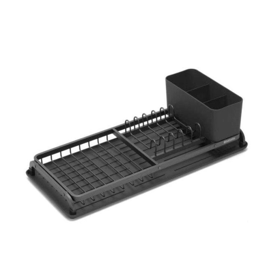 Kitchen & Dining * | Brabantia Compact Dish Drying Rack Dark Grey