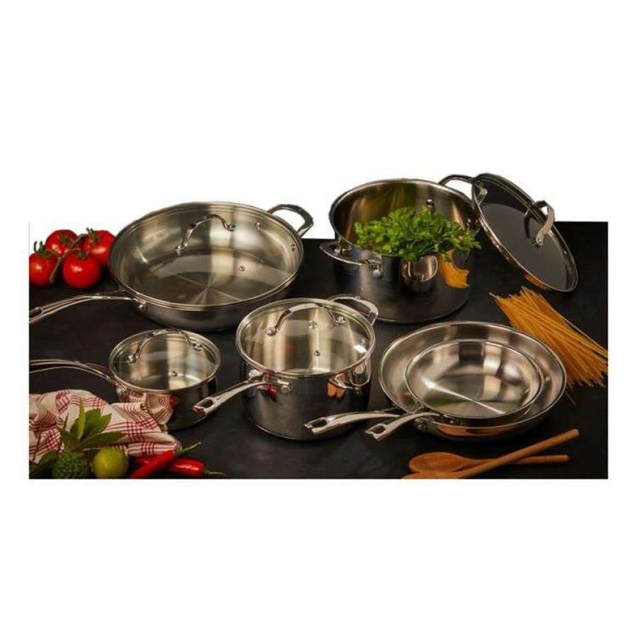 Kitchen & Dining * | Swiss Diamond Premium Steel 6-Piece Cookset