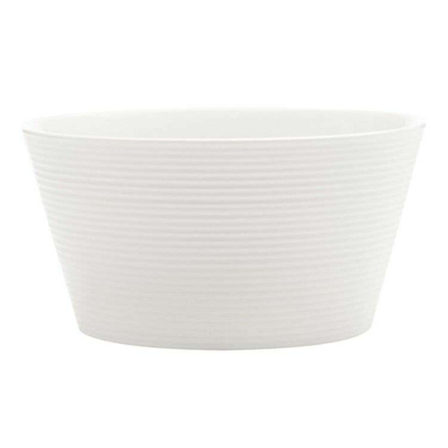 Kitchen & Dining * | Casa Domani Casual White Evolve Conical Bowl 12.5Cm