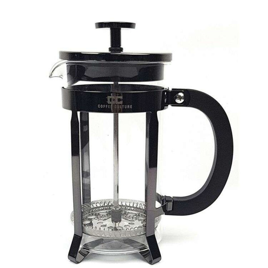 Kitchen & Dining * | Coffee Culture Stainless Steel Plunger Black 1L