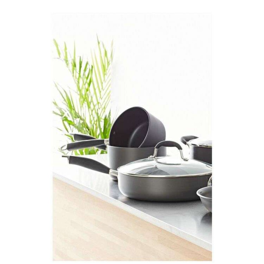 Kitchen & Dining * | Smith & Nobel Professional Hard Anodised Saucepan 20Cm