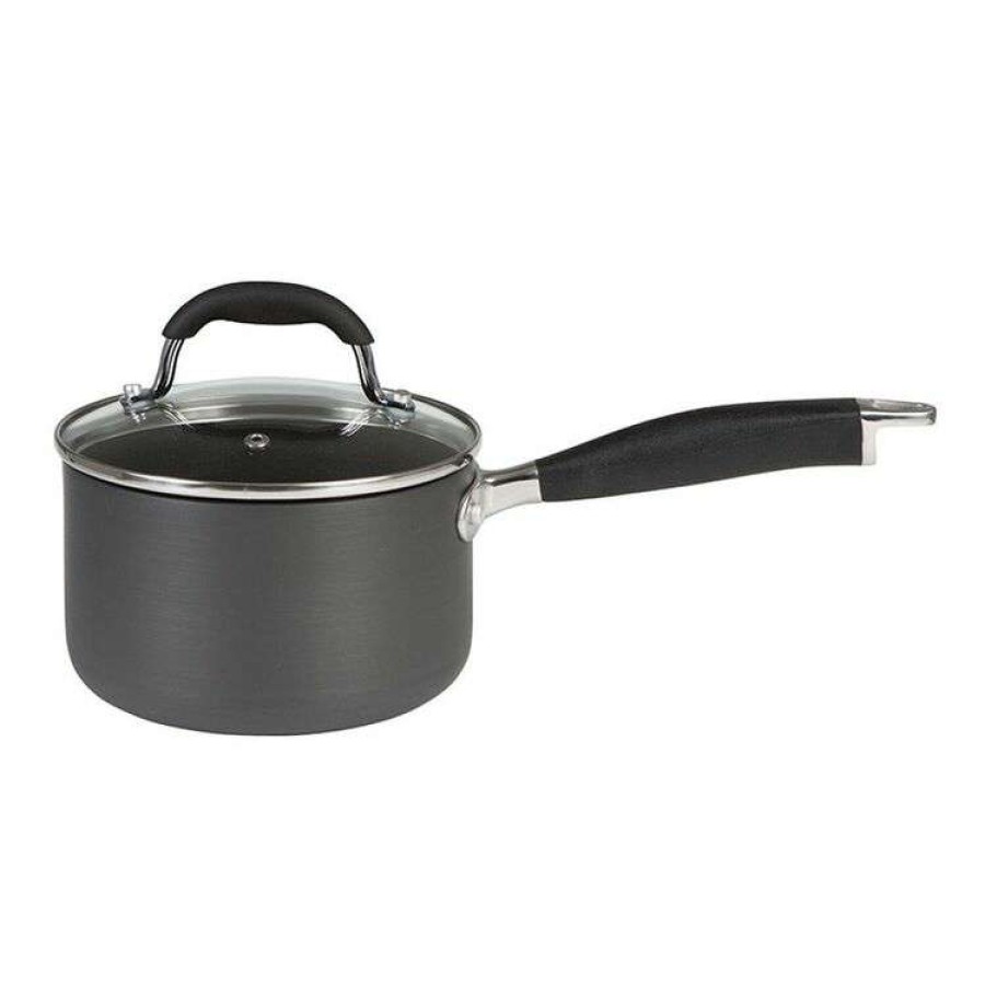 Kitchen & Dining * | Smith & Nobel Professional Hard Anodised Saucepan 20Cm