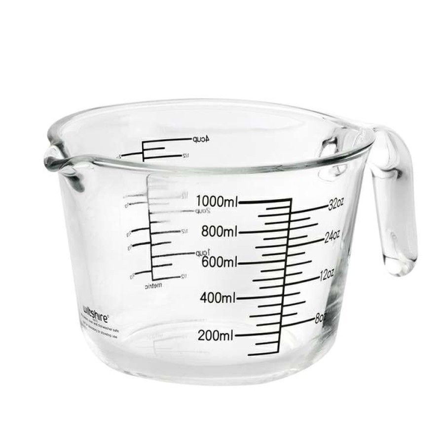 Kitchen & Dining * | Wiltshire Glass Measuring Jug 1000Ml