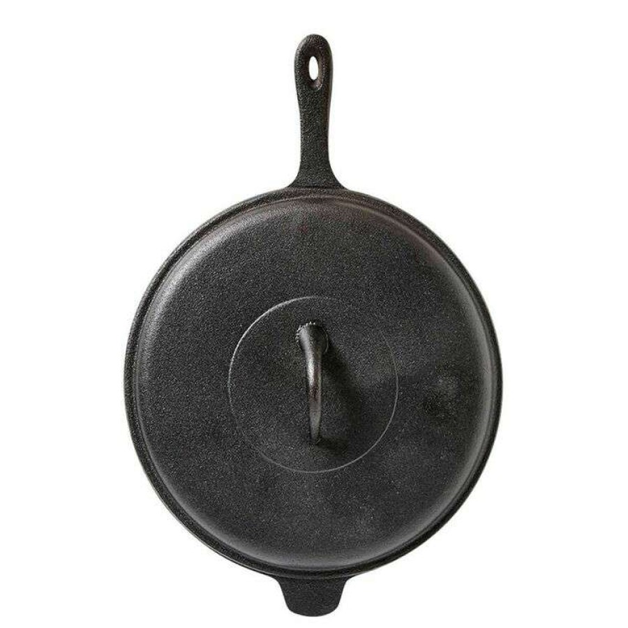 Kitchen & Dining * | Smith & Nobel Raw Cast Iron Fry Pan 29.5Cm