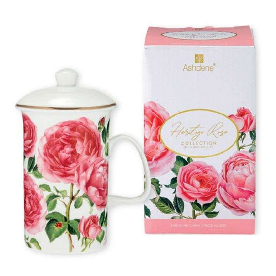 Kitchen & Dining * | Ashdene Heritage Rose 3-Piece Infuser 320Ml