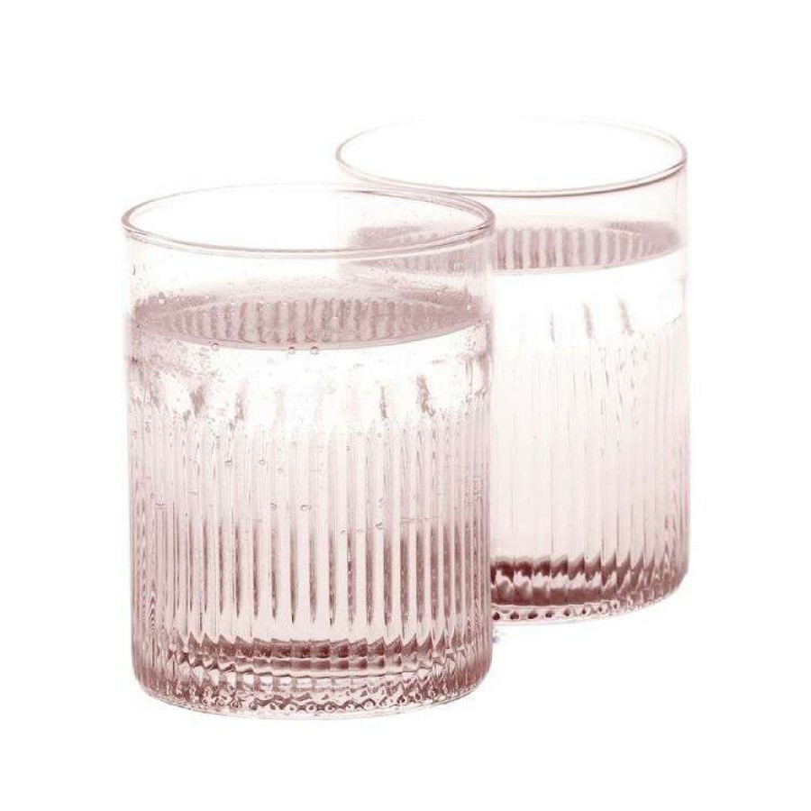 Kitchen & Dining * | Chyka Home Afternoon Tumbler 4 Piece Set Pink