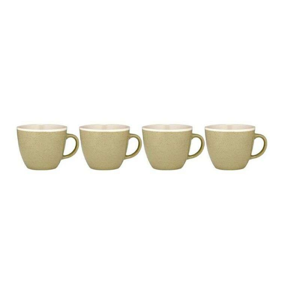 Kitchen & Dining * | Ladelle Geva Olive Speckle 4 Piece Mug Set