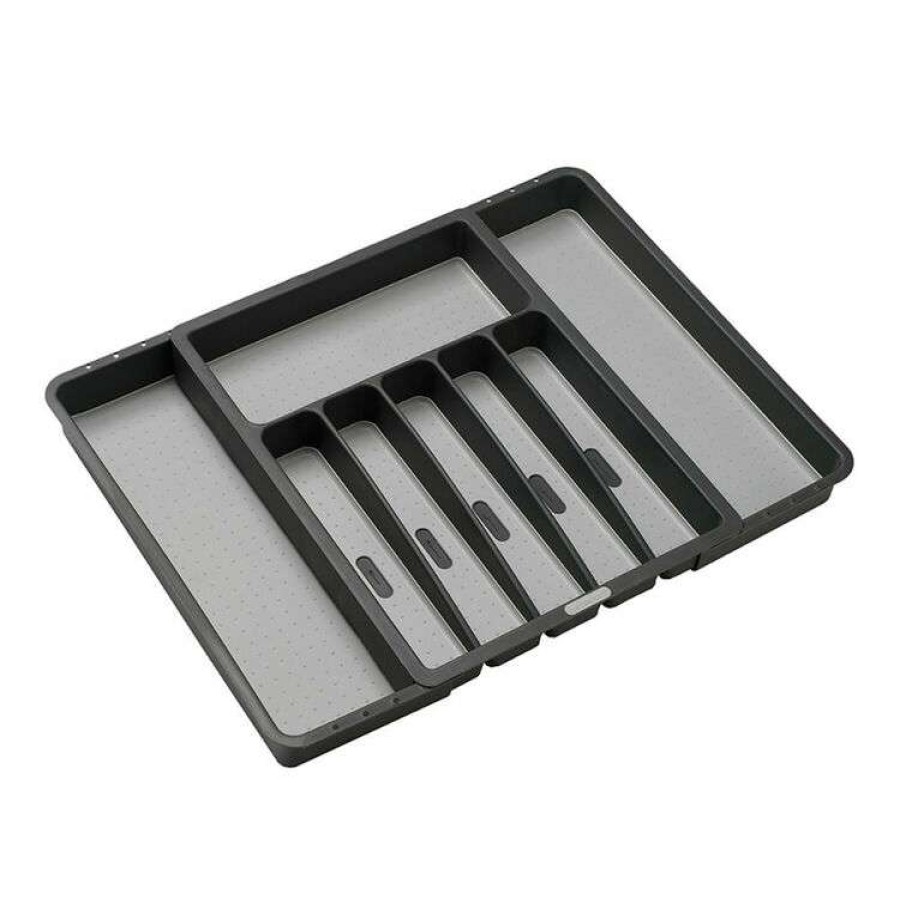 Kitchen & Dining * | Madesmart Expandable Cutlery Tray Granite