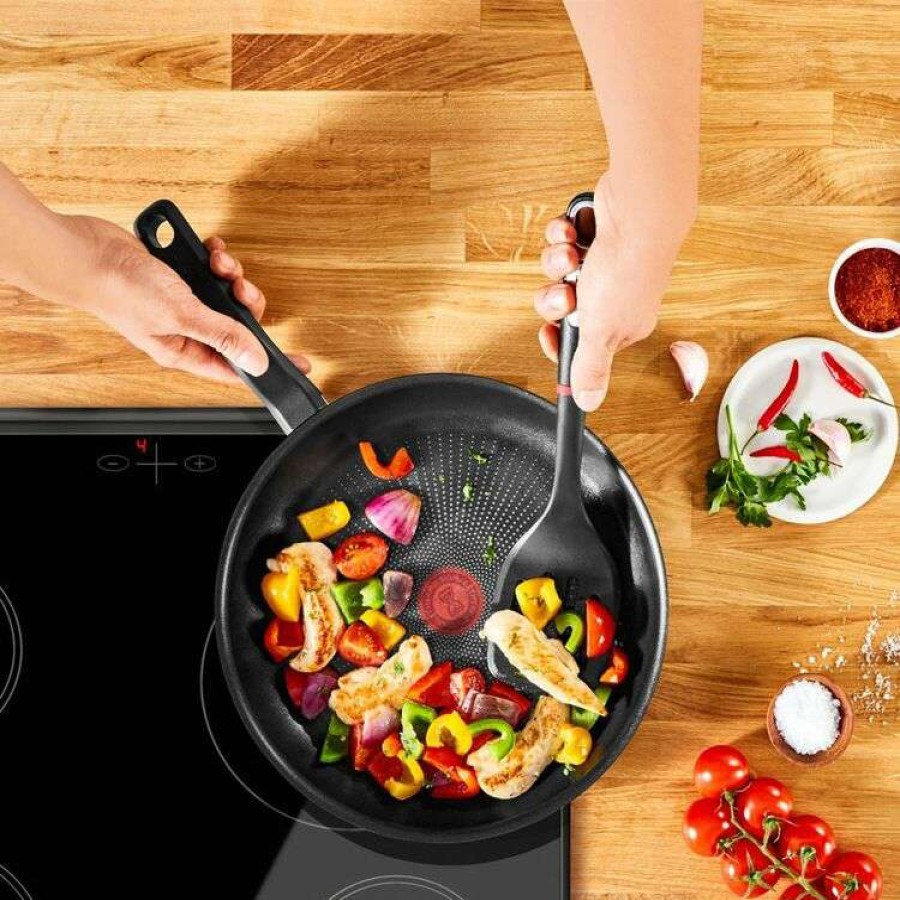 Kitchen & Dining * | Tefal Daily Chef Black Induction Non-Stick Frypan 28Cm