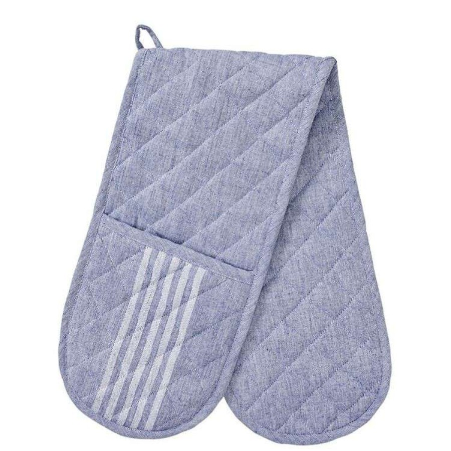 Kitchen & Dining * | Smith & Nobel Nord Double Oven Mitt Navy 20 X 90 Cm