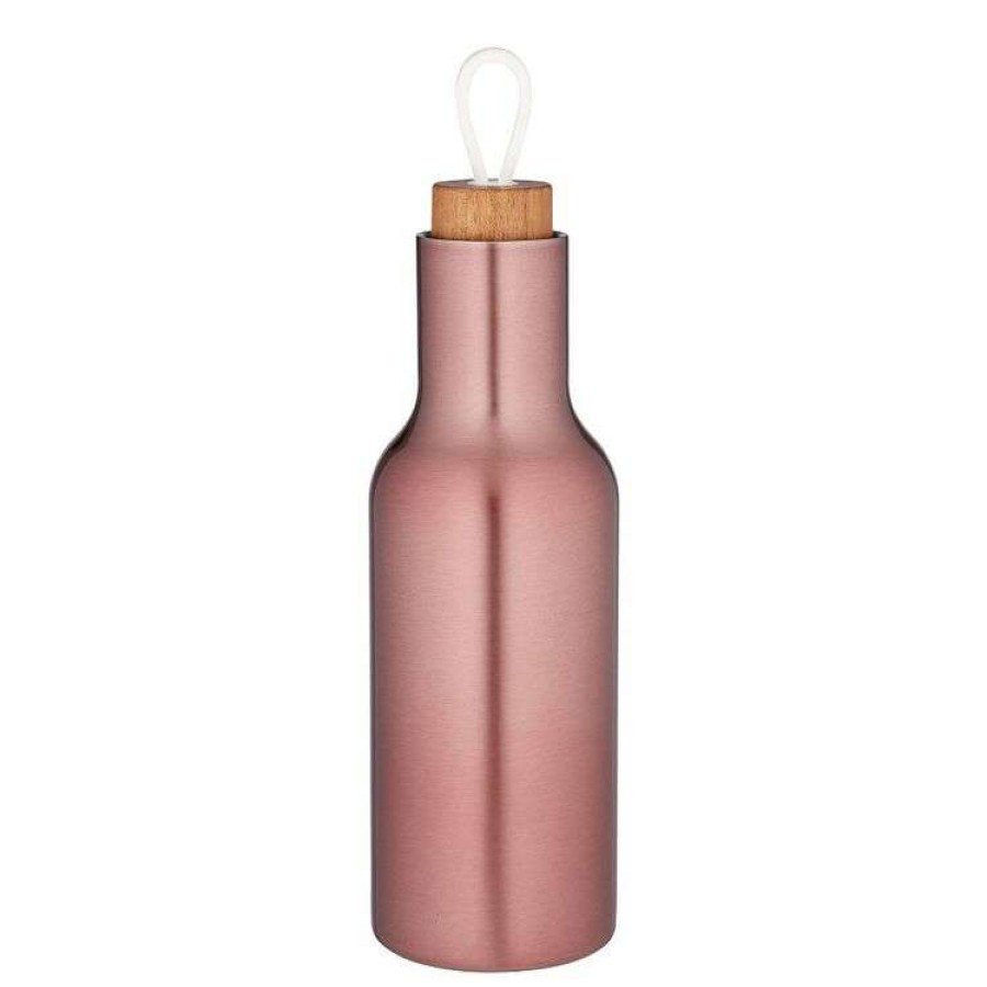 Kitchen & Dining * | Tempa Large Metallic Rose Drink Bottle