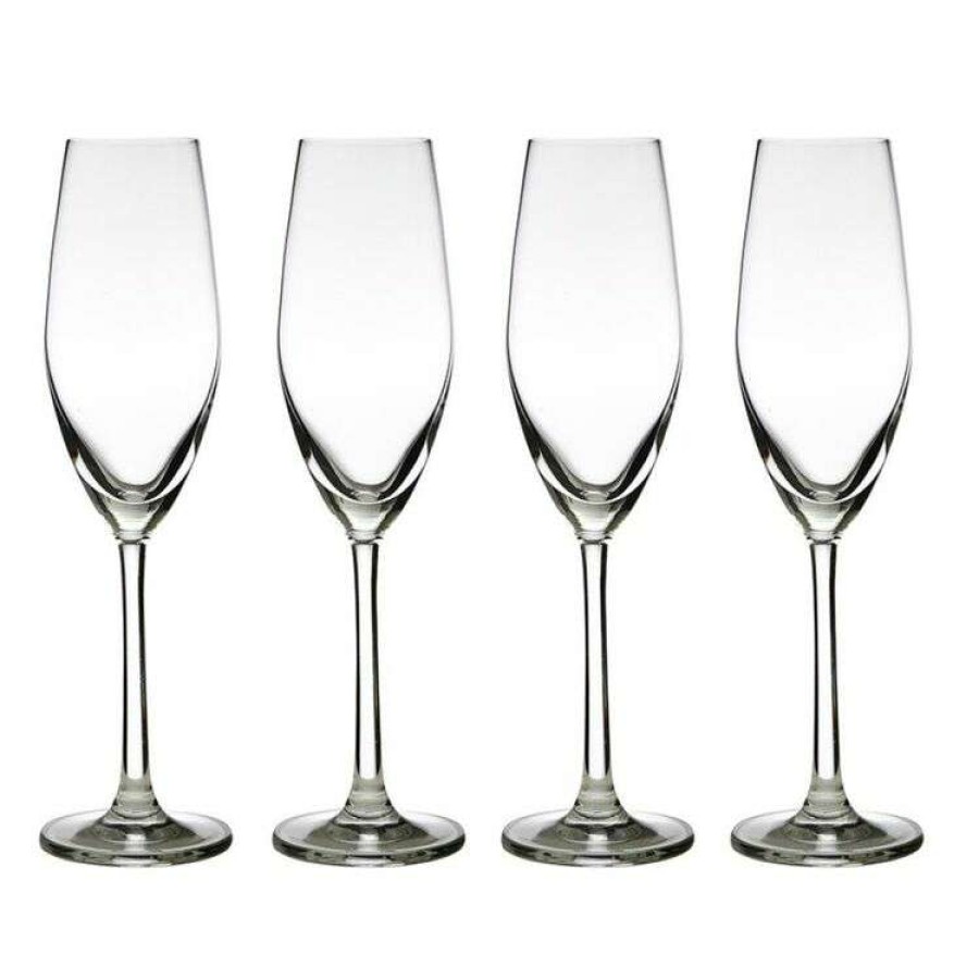 Kitchen & Dining * | Casa Domani Chiara Champagne Flute 210Ml 4 Piece Set