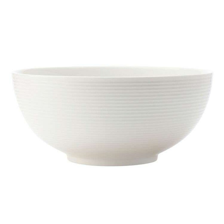 Kitchen & Dining * | Casa Domani Casual White Evolve Noodle Bowl 18Cm