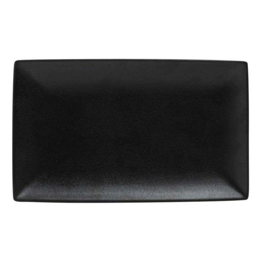 Kitchen & Dining * | Maxwell & Williams Caviar Rectangular Platter 27.5 X 16 Cm Black