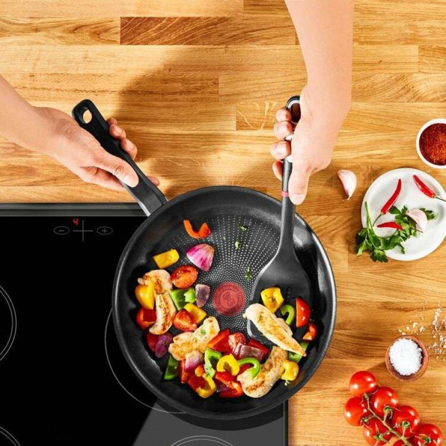 Kitchen & Dining * | Tefal Daily Chef Black Induction Non-Stick Frypan 24Cm