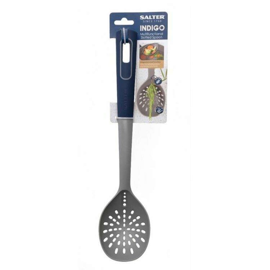 Kitchen & Dining * | Salter Indigo Slotted Spoon