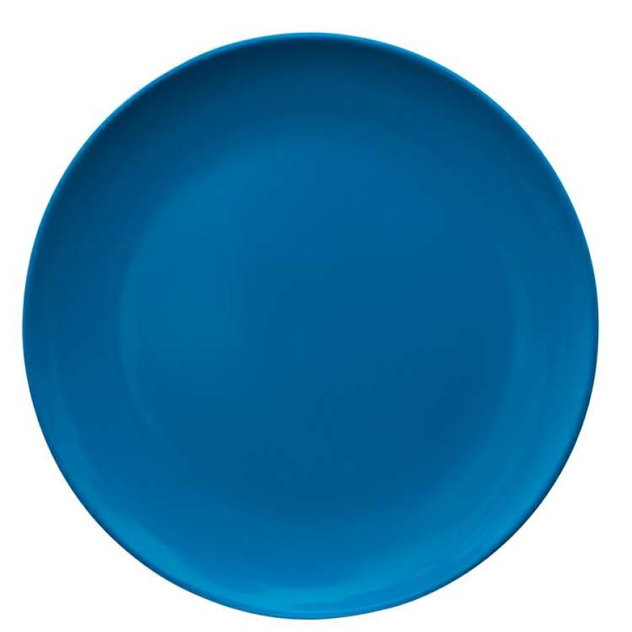 Kitchen & Dining * | Serroni Melamine Dinner Plate 25Cm Reflex Blue