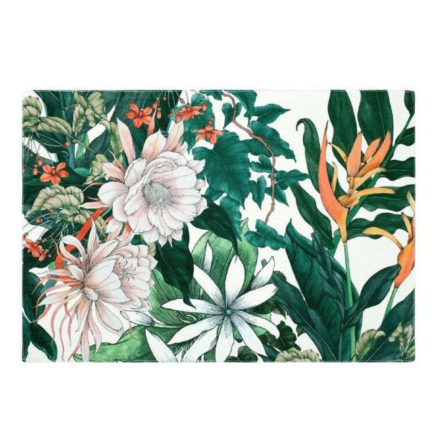 Kitchen & Dining * | Maxwell & Williams The Blck Pen Night Garden Cotton Placemat 45 X 30 Cm