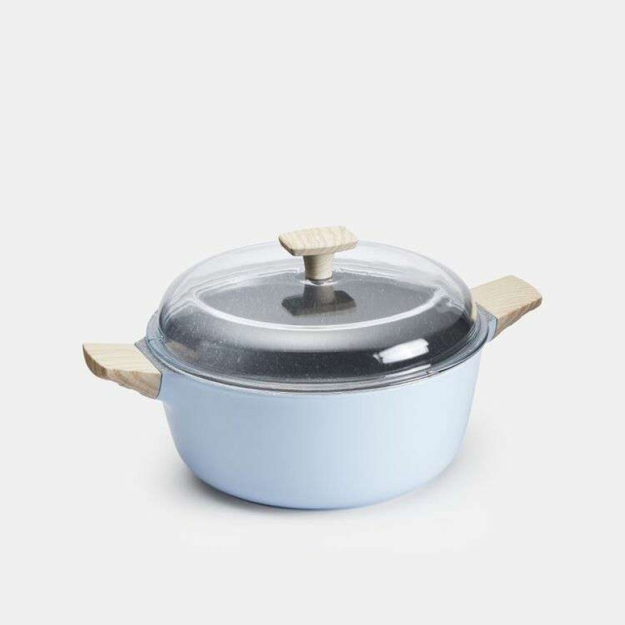 Kitchen & Dining * | Smith & Nobel Amber Die Cast Aluminium 28Cm Casserole Blue