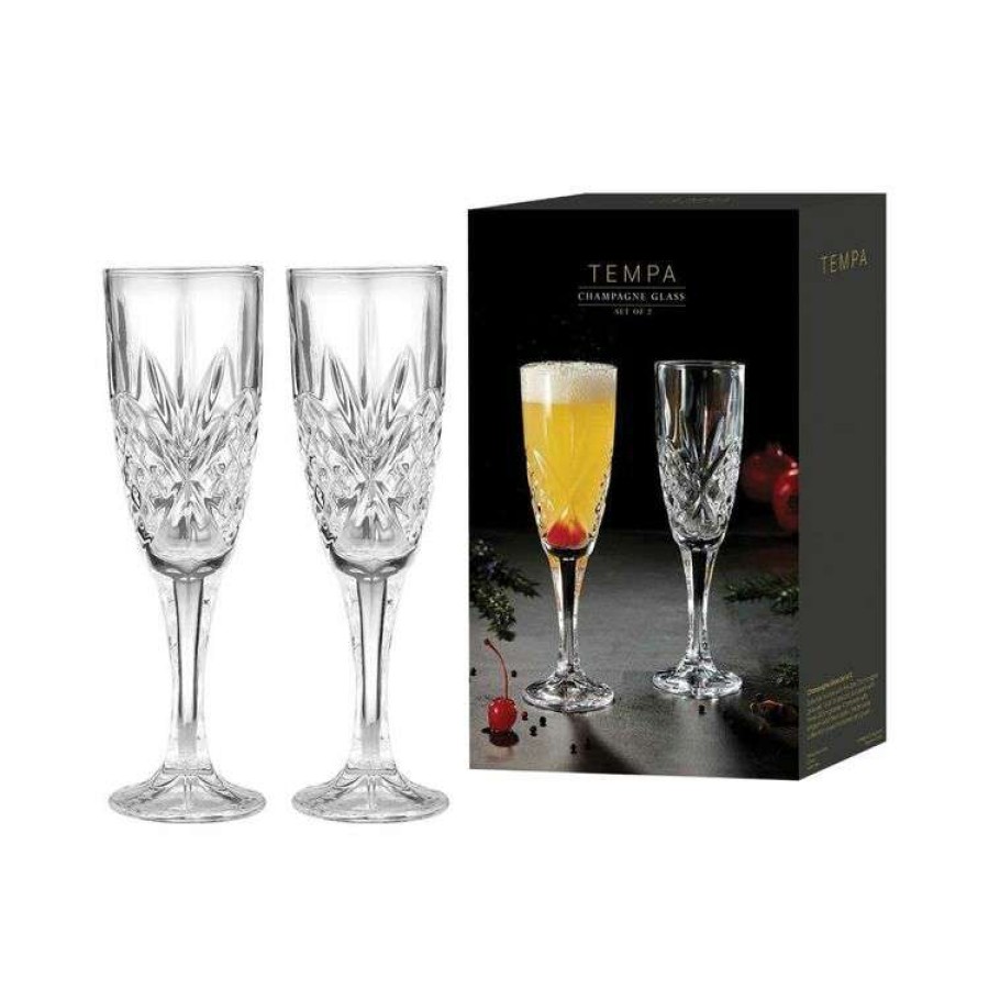 Kitchen & Dining * | Tempa Ophelia Champagne Glasses Set Of 2