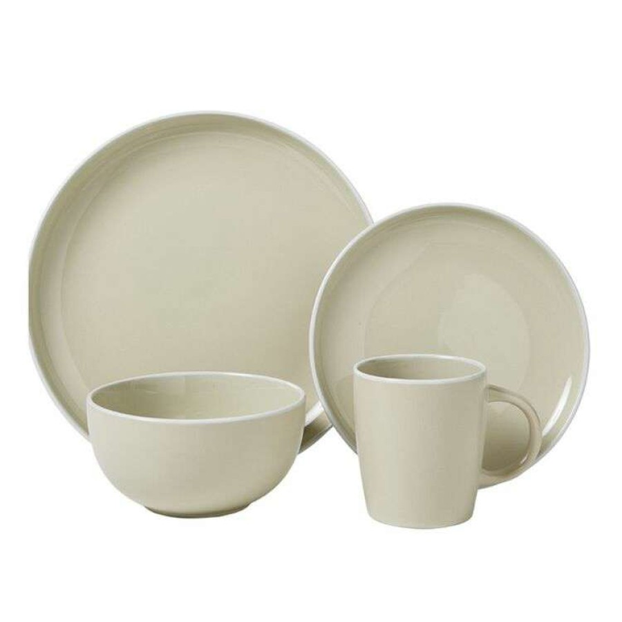 Kitchen & Dining * | Soren Aurora 16-Piece Dinner Set Stone