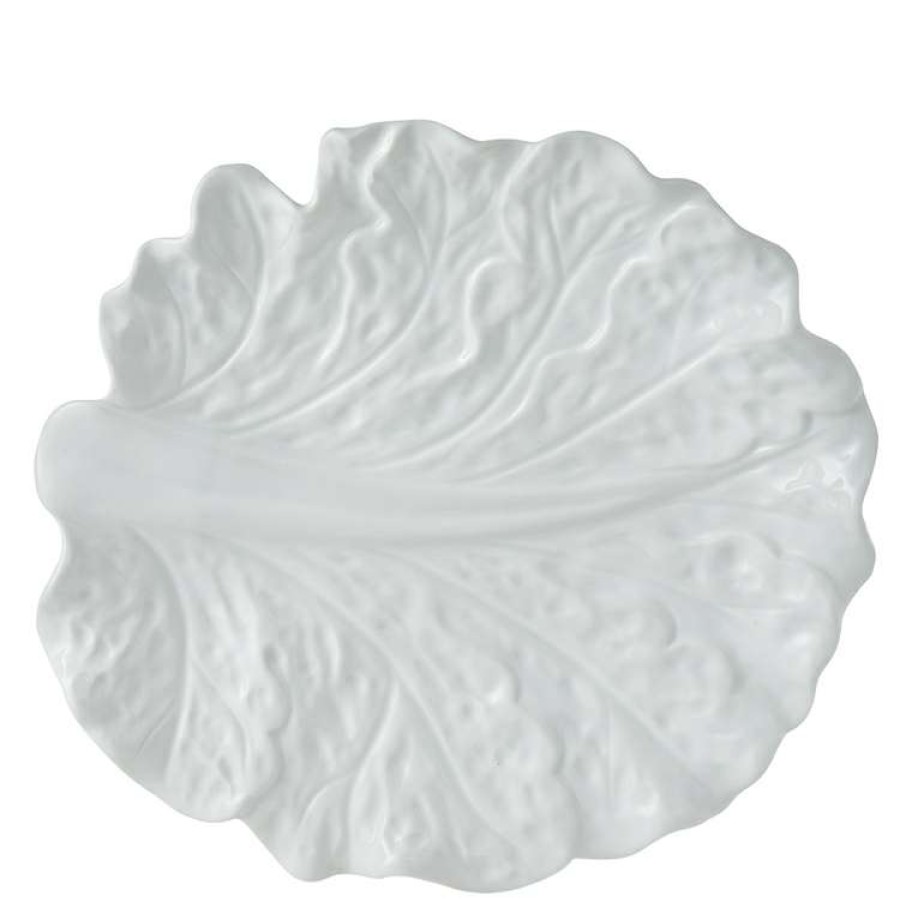 Kitchen & Dining * | Chyka Home Vegetable 30.5Cm Serve Plate White