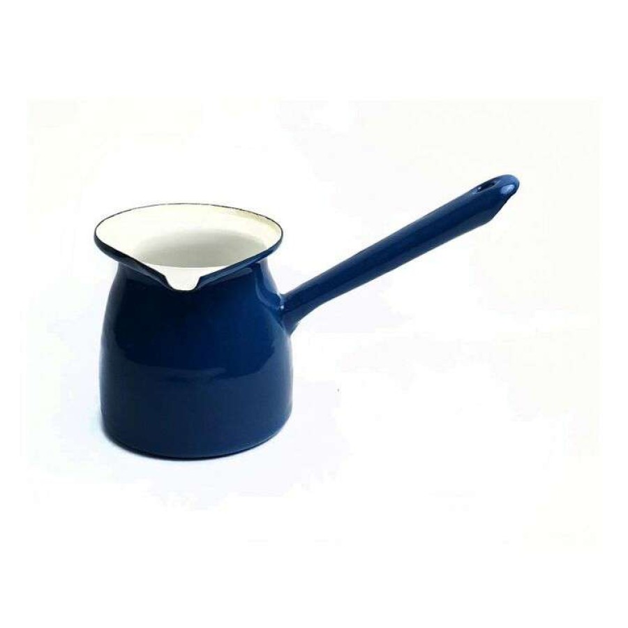 Kitchen & Dining * | Coffee Culture Enamel Blue Turkish Coffee Pot 850Ml