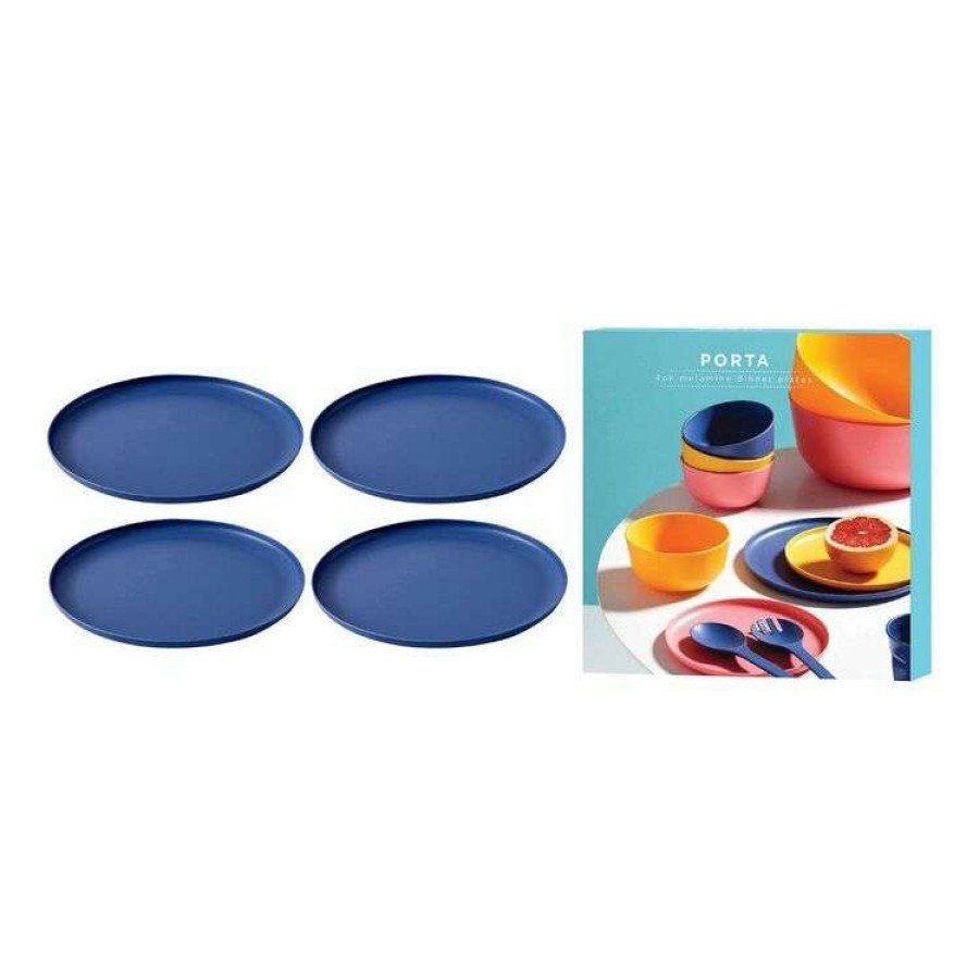 Kitchen & Dining * | Porta Frankie Ocean Side Plate Set Of 4