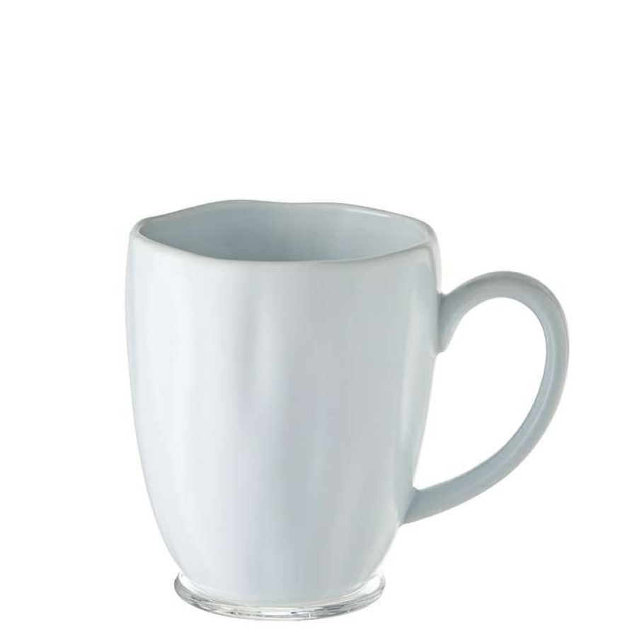 Kitchen & Dining * | Chyka Home Lotus 350Ml Mug Matte Blue