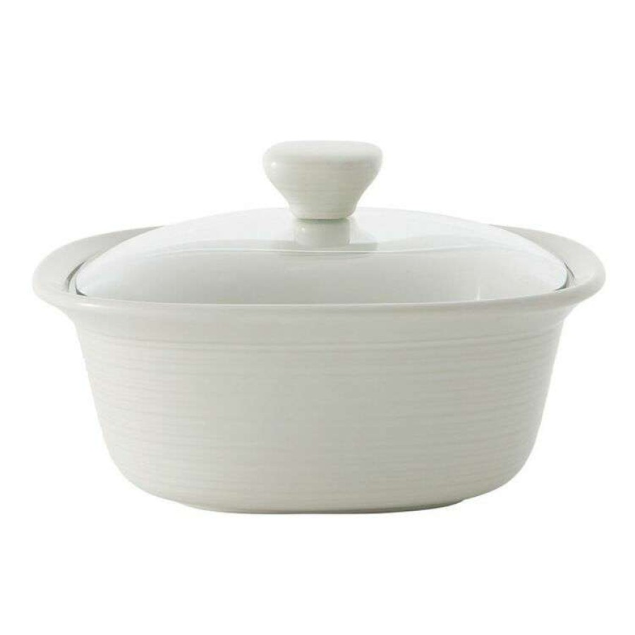 Kitchen & Dining * | Corningware Etch White Ovenware Casserole 2.35L