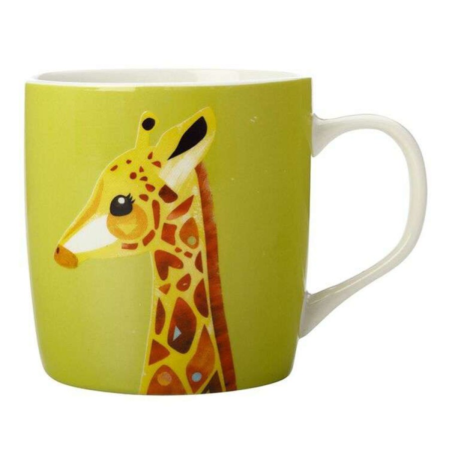 Kitchen & Dining * | Maxwell & Williams Pete Cromer Wildlife Mug 375Ml Giraffe