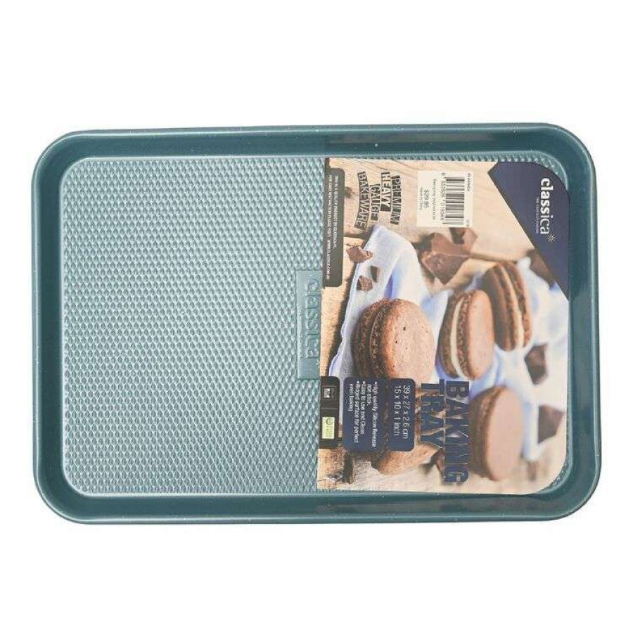 Kitchen & Dining * | Classica Silicon Release Blue Baking Tray 39X27X2.6Cm