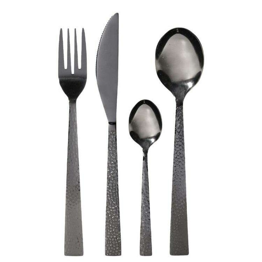 Kitchen & Dining * | Smith & Nobel Morocco 24-Piece Cutlery Set Gunmetal