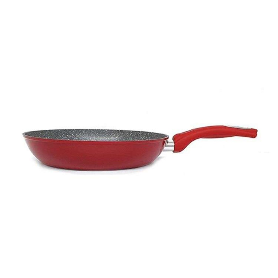 Kitchen & Dining * | Bialetti Piu Gusto Red Frypan 28Cm