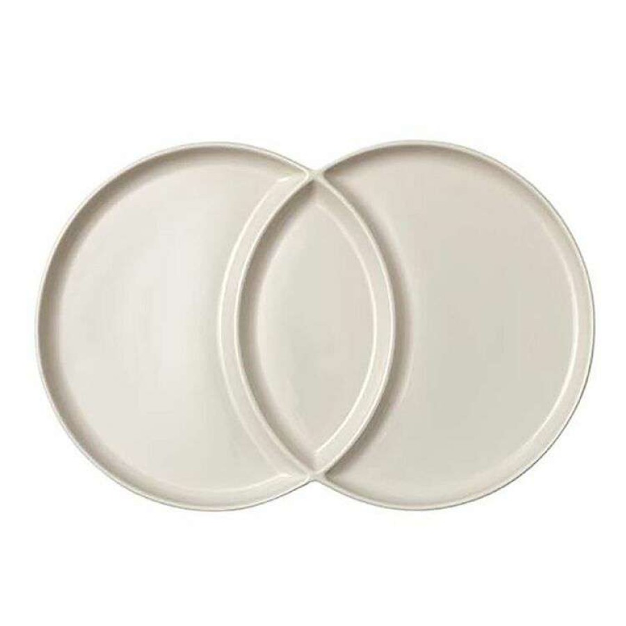 Kitchen & Dining * | Ladelle Loop Vanilla Platter