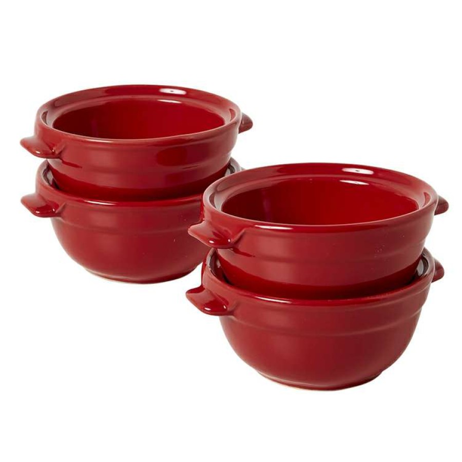 Kitchen & Dining * | S&N By Miguel Maestre Ramekin 4 Pack Red