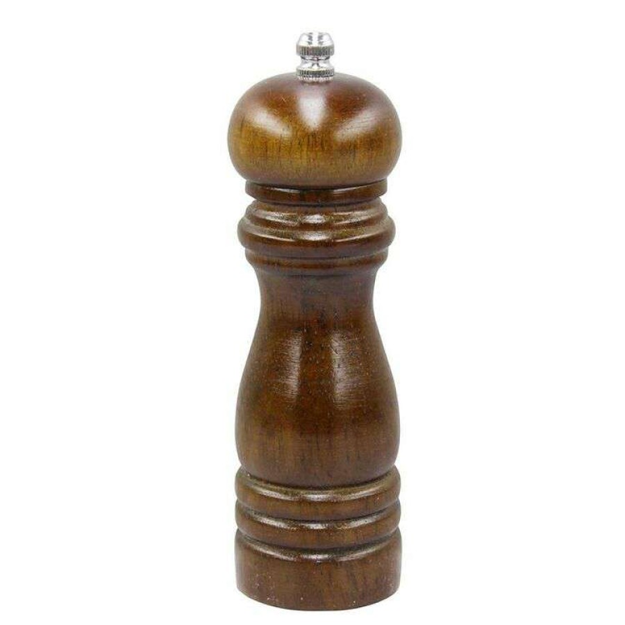 Kitchen & Dining * | Chef Inox Como Dark Wood Salt And Pepper Mill 16.5Cm