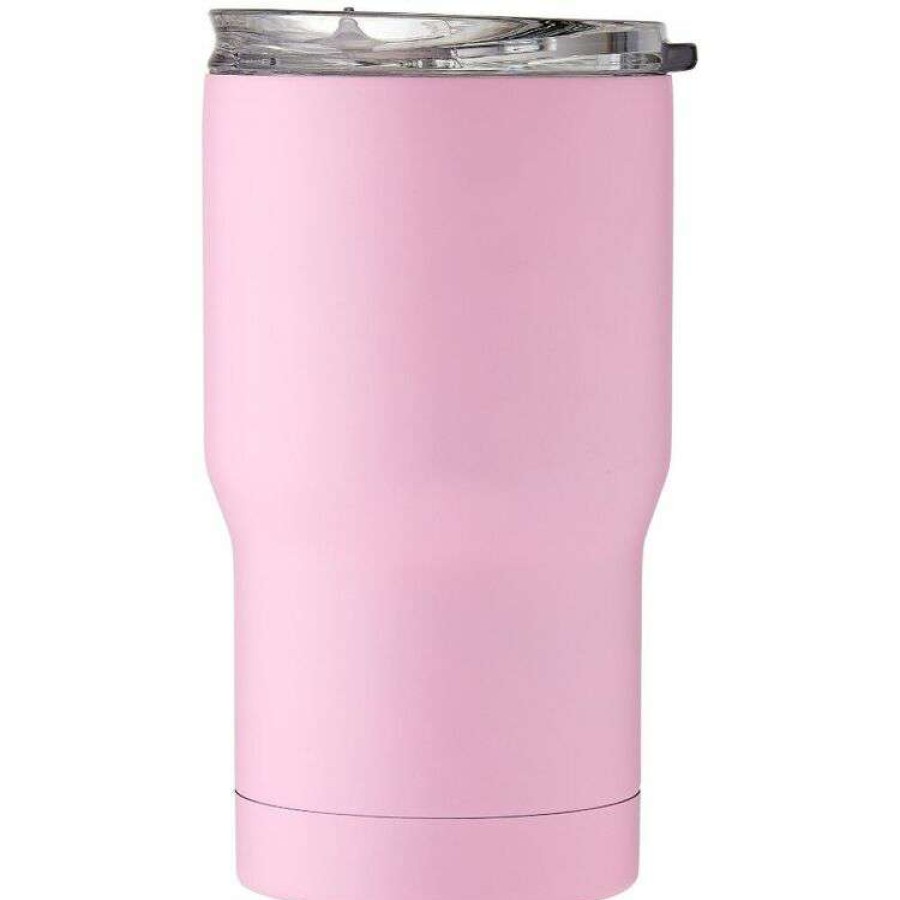 Kitchen & Dining * | Porta Portables Stainless Steel Pink Travel Mug