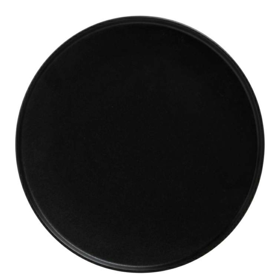 Kitchen & Dining * | Maxwell & Williams Caviar High Rim Plate 24.5Cm Black