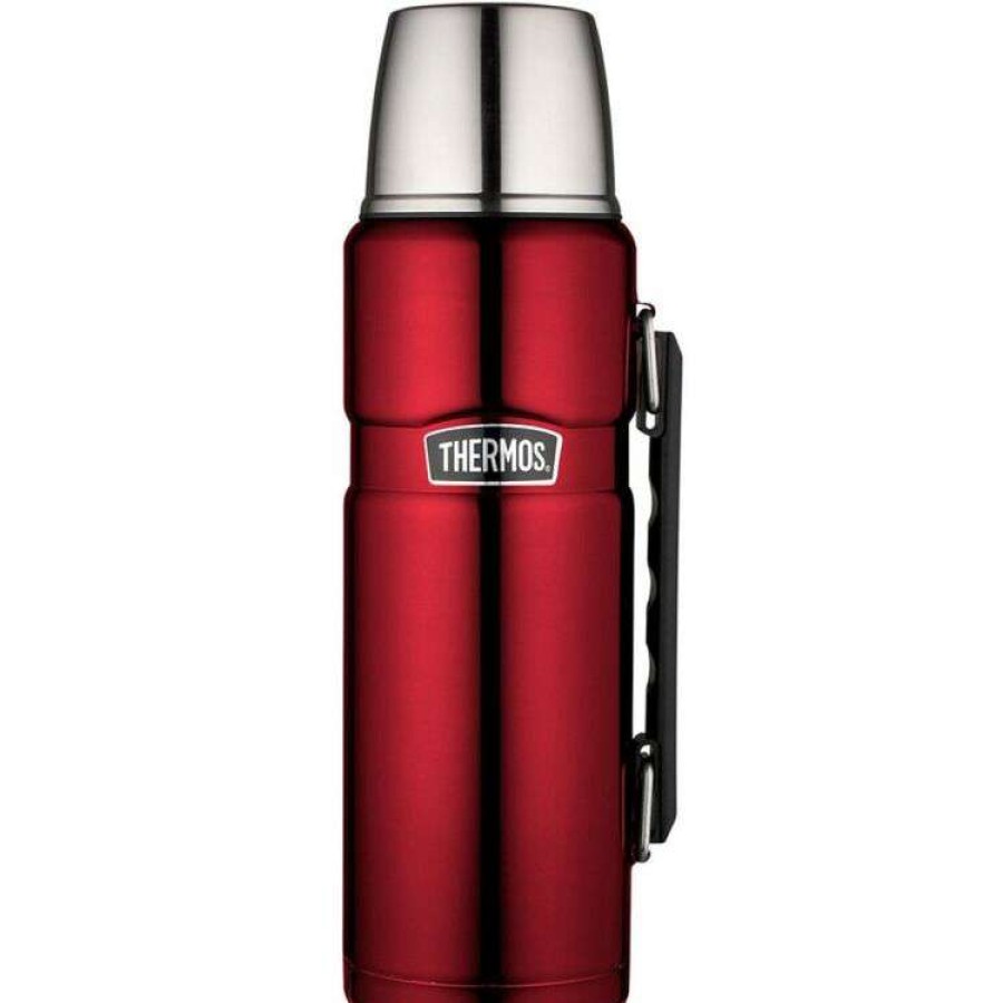 Kitchen & Dining * | Thermos Stainless King Vacuum Insulated Flask 1.2L Red